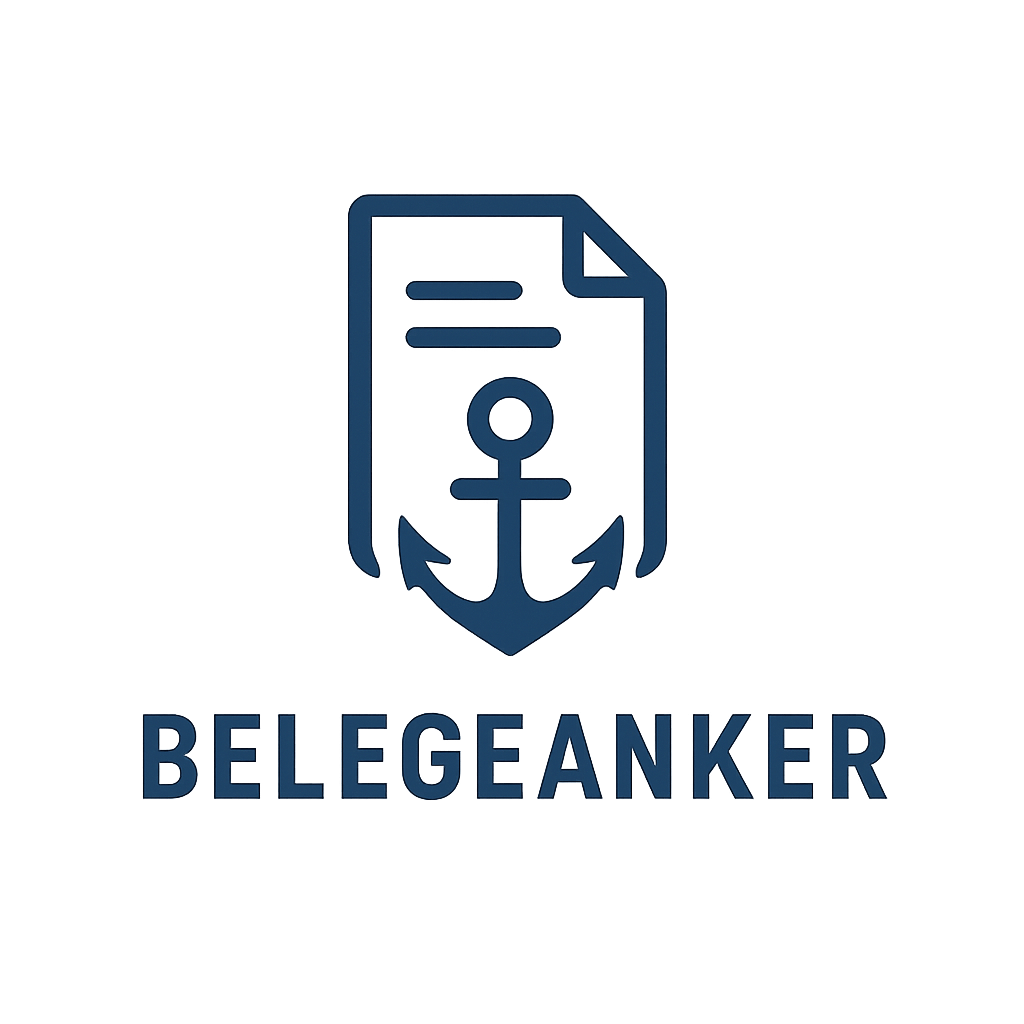 DER ANKER FÜR DEINE BELEGE